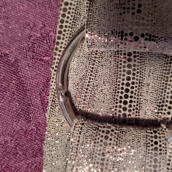 NEW! Handmade Genuine Leather Karma Circle Bracelet Gray Animal Print Adjustable - Picture 8 of 10